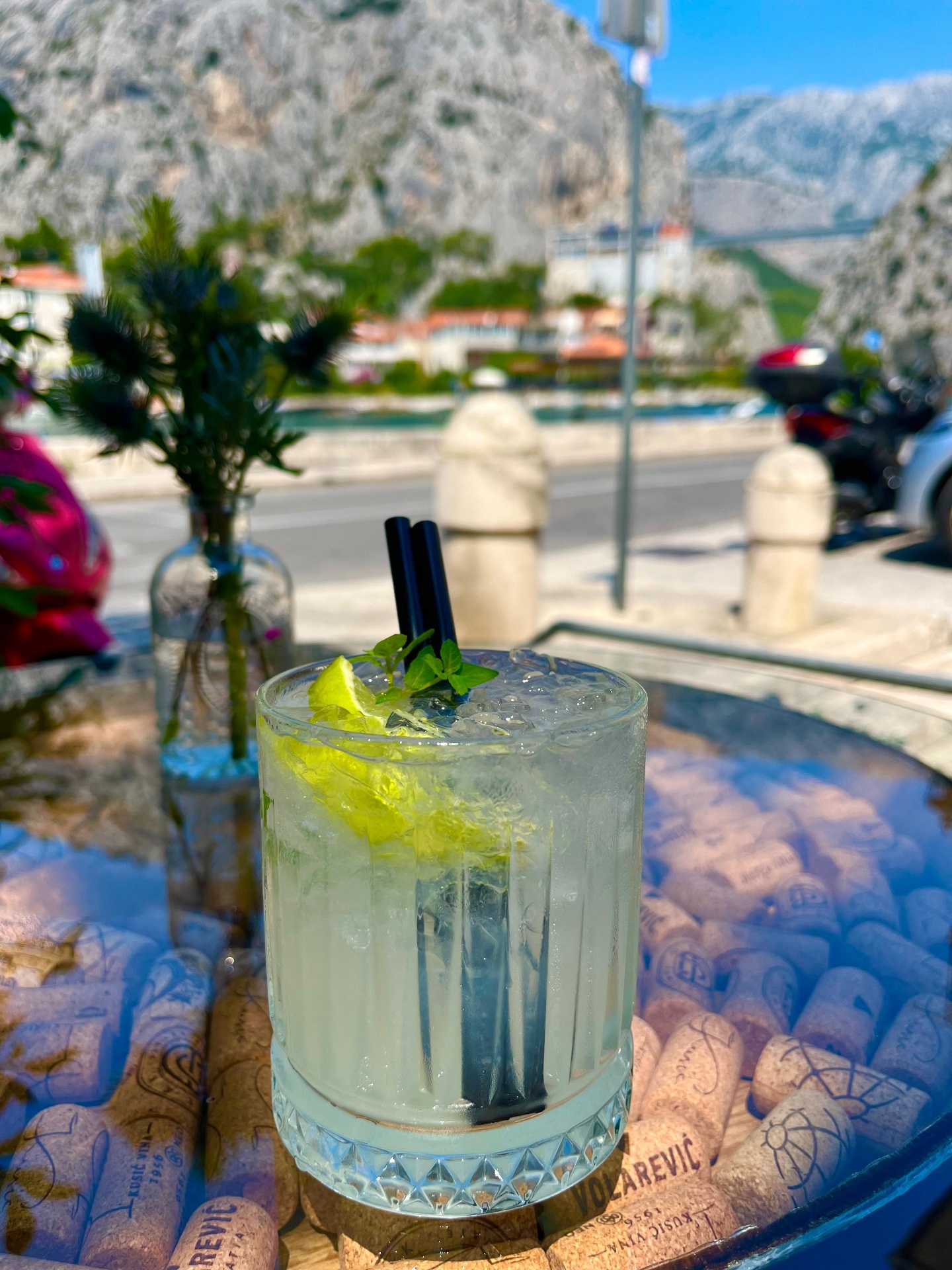 Mojito on table