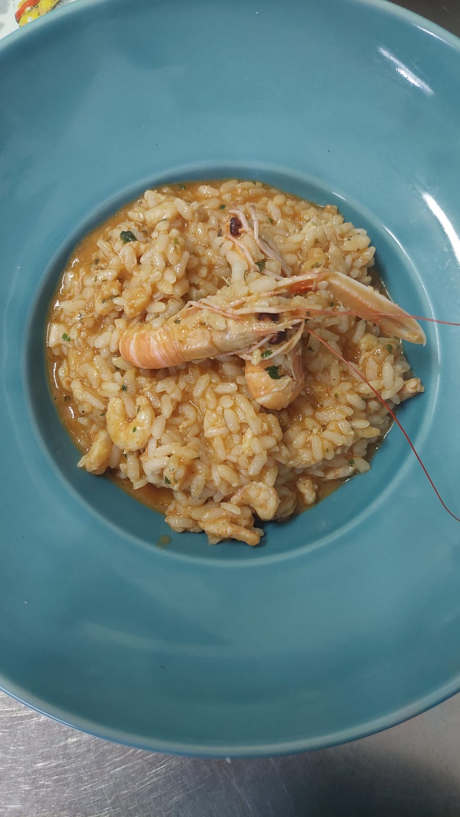 Scampi risotto